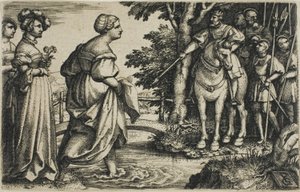 La reine de Saba évitant le pont en bois