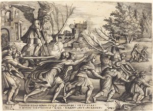 Le Triomphe du Temps - Georg Pencz