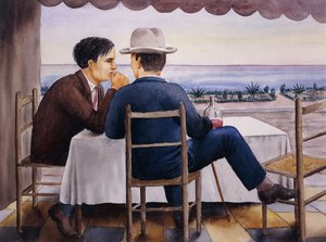 Sur la terrasse