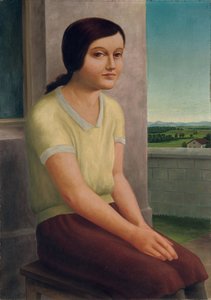 Jeune fille assise