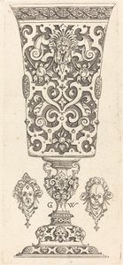 Gobelet avec base décorée de deux grandes coquilles - Georg Wechter I