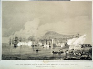 La bataille de Sinop le 30 novembre 1853 - Georg Wilhelm Timm