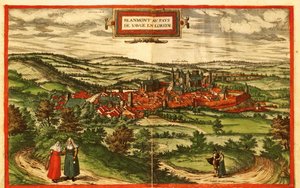 Blamont, ville de campagne en France