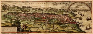 Ville de Catalon - Georg and Hogenberg Franz (1535 90) Braun