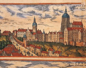 République tchèque, Prague, Vue de la citadelle