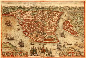 Istanbul - Georg and Hogenberg Franz (1535 90) Braun