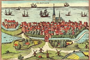 Malmö, Suède - Georg and Hogenberg Franz (1535 90) Braun