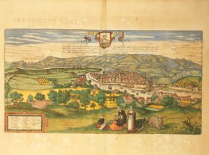Carte de Bilbao du Civitates Orbis Terrarum par Georg Braun