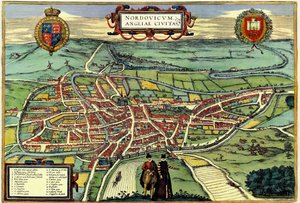 Norwich, Angleterre - Georg and Hogenberg Franz (1535 90) Braun