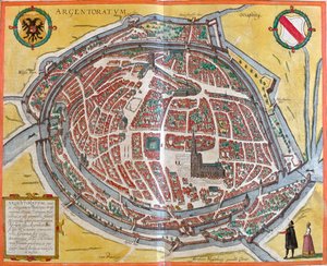 Strasbourg, France - Georg and Hogenberg Franz (1535 90) Braun