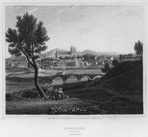 Carlisle, Vue Générale, Cumberland (gravure)