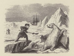 Le jeune Nelson tuant un ours polaire - George (after) Cruikshank