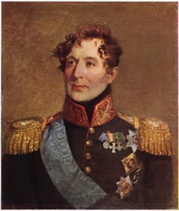 Portrait de Mikhail Miloradovitch (lithographie couleur) - George (after) Dawe