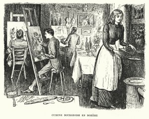Illustration pour Trilby de George du Maurier - George (after) Du Maurier