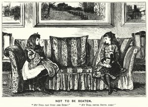 Caricature de Punch : Ne pas être battu - George (after) Du Maurier