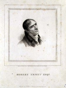 Portrait de Robert Emmet Esq. (1778-1803) gravé par J. Heath, publié par G. Robinson, Londres - George (after) Petrie