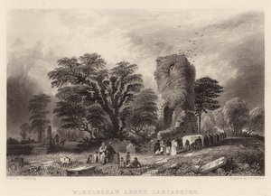 Abbaye de Windleshaw, Lancashire - George (after) Pickering