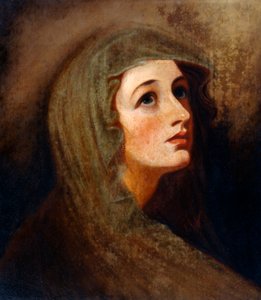 Lady Hamilton en Vestale - George (after) Romney