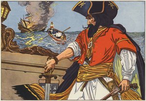 Barbe Noire, le plus célèbre des pirates de la côte atlantique