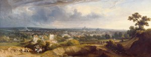 Vue de Paris depuis Montmartre, 1829 - George Arnald