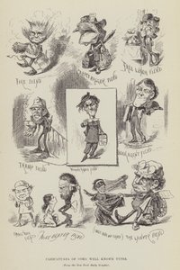 Caricatures de quelques types bien connus - George Augustus Sala