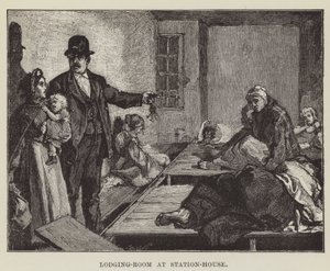 Chambre de logement à la station - George Augustus Sala