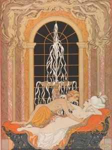 Illustration pour le roman épistolaire Les Liaisons dangereuses, 1934