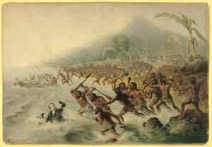 Le massacre du missionnaire regretté, le révérend J. Williams et M. Harris