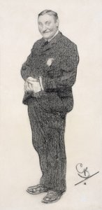 Portrait de H.G. Wells - George Belcher