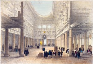 Intérieur de la Bourse royale, Londres, 1840