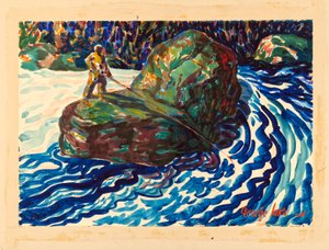 Guide de pêche - George Benjamin Luks