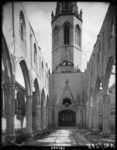 Église du Christ, New Union Street, Coventry, 1941