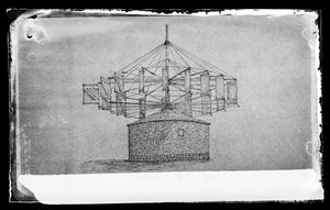 Lotts Mill, Flatbush, Brooklyn, un croquis de W. H. Story, vers 1872-87