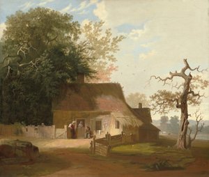 Paysage de Cottage - George Caleb Bingham