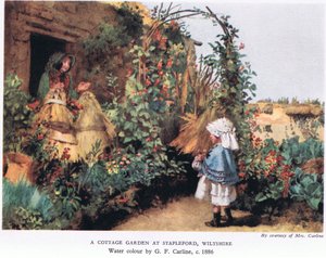 Un jardin de cottage à Stapleford, Wiltshire