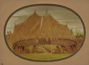 Fête du chien - Sioux, 1861-1869 - George Catlin