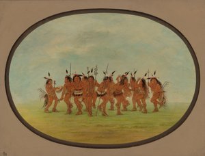 Danse Amusante - Sioux, 1861-1869 - George Catlin