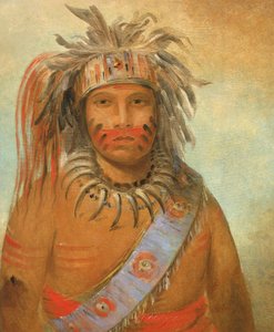 Au-nim-muck-kwa-um, Oiseau Tempête - George Catlin