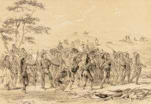 Les Braves tirent à la flèche... Une compétition... n° 24 - George Catlin