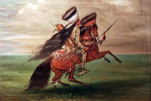 Indien Crow "Celui qui saute par-dessus tout".
