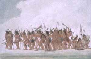 Danse des chiens à Fort Snelling - George Catlin