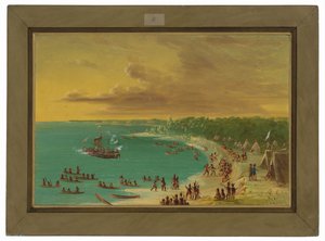 Première navigation du Griffin sur le lac Érié. 7 août 1679 - George Catlin