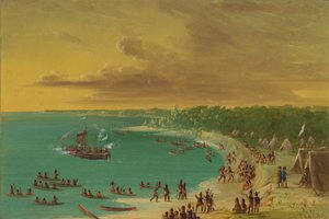 Première navigation du Griffin sur le lac Érié. 7 août 1679
