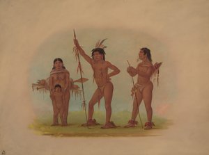 Quatre Indiens Mura, 1854-1869 - George Catlin