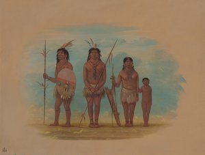 Quatre Indiens Xingu