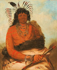 Háh-nee, le castor, un guerrier - George Catlin
