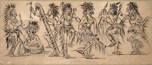 Danseurs indiens - George Catlin