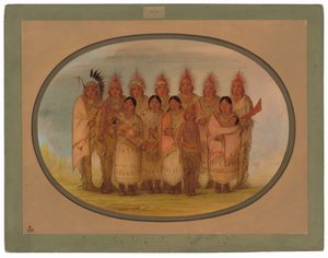 Indiens Iowa qui ont visité Londres et Paris - George Catlin