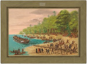 Lancement du Griffin. Juillet 1679 - George Catlin