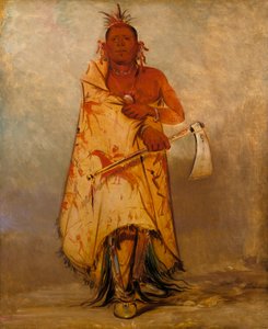 Le-sháw-loo-láh-le-hoo, Big Elk, chef des Skidi (loups) Pawnee - George Catlin
